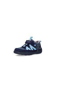 Barfu&szlig;schuh Dockers by Gerli, M&auml;dchen, Gr. 25, Textil, blau (navy, grau), Schuhe Barfu&szlig;schuh, Freizeitschuh, Halbschuh, Klettschuh, Sneaker in bequemer Form