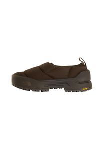 Outdoorschuh The North Face "BASE CAMP THERMOBALL MULE", Herren, Gr. 45, braun (schwarz chestnut, schwarz ches), Textil, Schuhe Outdoorschuh, f&uuml;r Erwachsene, mit VIBRAMSohle, Laufsohle aus Gummi, ohne Verschluss