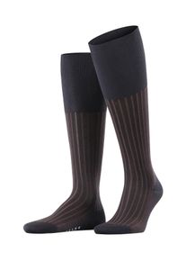 Kniestr&uuml;mpfe Falke "Shadow", Herren, Gr. 41-42, blau (schwarz navy (6374)), Obermaterial: 93% Baumwolle CO. 7% Polyamid PA., Socken Kniestr&uuml;mpfe