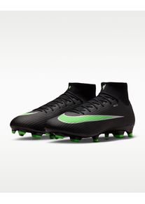 Fu&szlig;ballschuh Nike "Mercurial Superfly 11 Academy", Herren, Gr. 44, schwarz (schwarz, illusion gr&uuml;n, schwarz), Synthetik, Textil, Schuhe Fu&szlig;ballschuh, Au&szlig;ensohle f&uuml;r Rasen und Kunstrasen, speziell f&uuml;r feste B&ouml;den