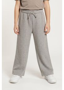 Sweatpants Tom Tailor, M&auml;dchen, Gr. 164, N-Gr, grau (grau melange with glitter), Sweatware, Obermaterial: 70% Baumwolle, 18% Polyester, 10% Viskose, 2% Elasthan. Futter: 100% Baumwolle, meliert, loose fit lang, Hosen Sweatpants, mit Glitzerf&auml;den