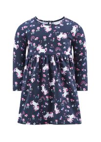 Sommerkleid happy girls "M&auml;dchenkleid", M&auml;dchen, Gr. 110, EURO-Gr&ouml;&szlig;en, bunt (navy), Stoff, 100% Baumwolle, normal, Kleider Sommerkleid