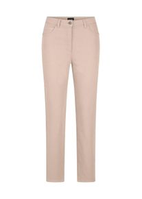 Regular-fit-Jeans GOLDNER "Baumwoll-Stretch Mom Jeans SARA", Damen, Gr. 52, N-Gr, beige, Obermaterial: 98% Baumwolle CO. 2% Elasthan EL., Basic, gerade, Jeans Regular-fit-Jeans, stretchbequeme Qu&auml;lit&auml;t