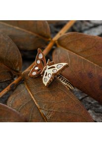 Holzkern Fritillary Ring White Mother-of-pearl and Gold