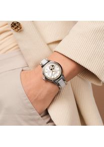 Holzkern; Orologio di legno Cristals (Madre Perla/Ceramica), Donna, Legno naturale