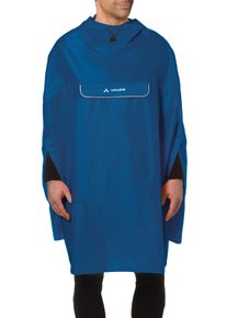 Regenponcho Vaude "VALDIPINO PONCHO", Damen, Gr. XL, blau (radiate blu), Obermaterial: 100% Polyester, Jacken Regenponcho, wasserdicht, wasserabweisend, leichtes Material, windabweisend