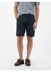 Chinoshorts Lerros "Kurze Chino aus leichtem Baumwollmix", Herren, Gr. 40, blau (blau night), 74% Baumwolle, 24% Polyester, 2% Elasthan, Hosen Chinoshorts