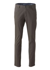 Chinohose MEYER "Dublin 9-3009", Herren, Gr. 24, N + K Gr, braun (schlamm), Obermaterial: 96% Baumwolle CO. 4% Elasthan EL., uni, regular fit, Hosen Chinohose, in hochelastischer moderner Micro Struktur