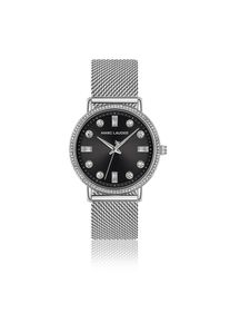 Quarzuhr MARC LAUDER "MB2-B018S", schwarz (silber), Armbanduhren, Damen, Quarzuhr