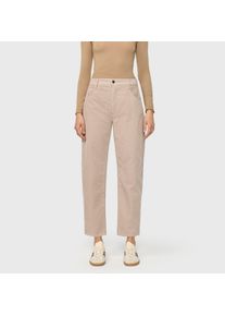 Cordhose MAC, Damen, Gr. 36, N-Gr, beige (light beigol), Obermaterial: 98% Baumwolle, 2% Elasthan, unifarben, 7/8-L&auml;nge, Hosen Cordhose, 5-Pocket-Style, weites Bein