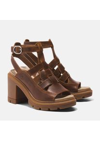 Sandale Timberland "ALLINGTON HEIGHTS FISHERMAN SANDAL", Damen, Gr. 42 (11), grau (rst full gra), Leder, Schuhe Sandale