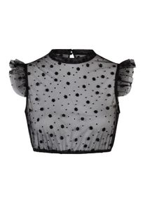 Spieth & Wensky Dirndlbluse SPIETH & WENSKY "Grins", Damen, Gr. 38, schwarz, Obermaterial: 100% Polyester PES., gebl&uuml;mt, regular fit, Rundhals, Blusen Dirndlbluse, zarter, luftiger Stoff