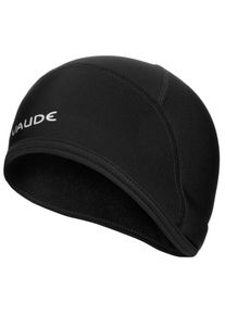 Unterhelmm&uuml;tze Vaude "BIKE WARM CAP", Gr. M (56/58), schwarz, Materialmix, unifarben, M&uuml;tzen Unterhelmm&uuml;tze, sportlicher Stil, aus Polyester und Elasthan, mit Logodruck