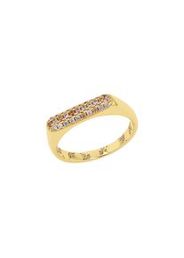 JOOP! Fingerring JOOP Gr. 56, rosa (gelbgoldfarben, champagner, pink), Fingerringe, Damen, 56, Silber 925 (Sterlingsilber), 2,5mm, Fingerring, mit Zirkonia (synth.)
