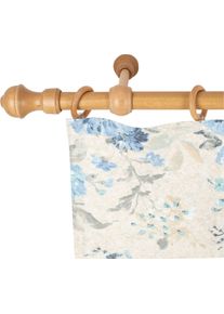Gardinenstange SN DECO GROUP "Ares" Gr. 6, braun (eichefarben), L:240cm, Holzwerkstoff, Gardinenstangen, Gardinenstange, 28 mm, Holz, verschiedene L&auml;ngen und Farben, Komplettset