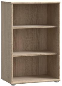 Regal FORTE "Tempra, Mehrzweckregal schmal, H&ouml;he 111,1cm, 2 Ablageb&ouml;den", braun (sonoma eiche), B:54cm H:111cm T:34,8cm, Holzwerkstoff, Regale, Regal, Breite 54 cm