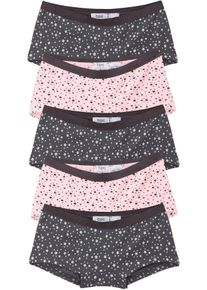 bonprix Chilot panty cu bumbac moale (set/5 buc.), gri, 176/182