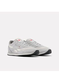 Sneaker Reebok CLASSIC "CLASSIC AZ", Damen, Gr. 42, grau 1, grau 4, chalk, Leder, Synthetik, Textil, Schuhe Sneaker