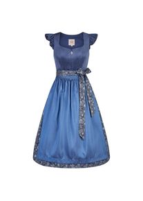 Spieth & Wensky Spieth & Wensky, Damen, Dirndl &raquo; Dirndl Kendall&laquo; mit klassischer Trachtenoptik, dunkelblau, 38 - N-Gr, Fl&uuml;gel&auml;rmel