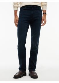 Straight-Jeans Tommy Hilfiger "CORE DENTON", Herren, Gr. 33, L&auml;nge 34, blau (blau schwarz), Denim/Jeans, Obermaterial: 45% Baumwolle, 35% Viskose, 10% Lyocell, 8% Elastomultiester, 2% Elasthan, straight fit, Jeans Straight-Jeans