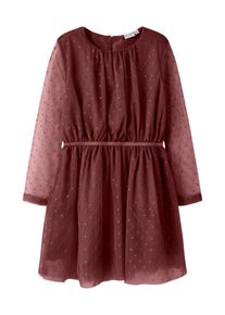 name it Flickor Kl&auml;nning 'NKFVabos' magenta / k&ouml;rsb&auml;rsr&ouml;d Storlek 110