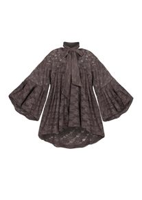 JIORO Kvinnor Tunika 'ESSENTIALS' m&ouml;rkbrun Storlek L/XL