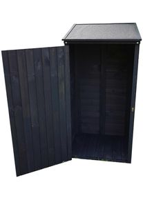 Garten-Ger&auml;teschrank Promadino "Speyer", grau (anthrazit), Holzwerkstoff, Ger&auml;teh&auml;user, Garten-Ger&auml;teschrank