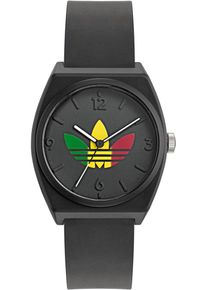 Quarzuhr adidas originals "PROJECT TWO GRFX", schwarz, Armbanduhren, Damen, Quarzuhr, Armbanduhr, Damenuhr, Herrenuhr, analog