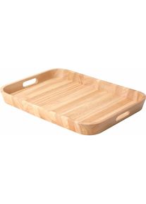 CONTINENTA Tablett Handarbeit, aus einem Holzblock gearbeitet
