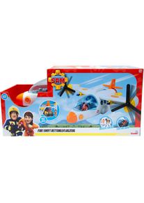 Simba, Spielzeug-Flugzeug &raquo;Feuerwehrmann Sam Fire Swift Rettungsflugzeug&laquo; mit Licht- und Soundeffekten, bunt,