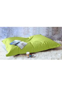 Kinzler, Sitzsack &raquo;Sylt&laquo; 1 Stk. tlg. Uni Farben, Bezug aus Baumwolle, ideal im Wohnzimmer & Kinderzimmer, gr&uuml;n, Baumwolle,