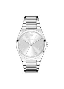 Quarzuhr Tamaris "The Round Basic Essential", silberfarben, Armbanduhren, Damen, Quarzuhr, Armbanduhr, Damenuhr, Edelstahlarmband, analog