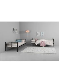 OTTO home, Etagenbett &raquo;Hayo, Metallbett, Stockbett&laquo; teilbar in 2 Einzelbetten, perfekt f&uuml;r kleine R&auml;ume, mehrere Farben, (B/T/H) ca. 208/97/160 cm, 