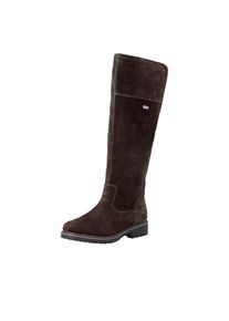 Remonte Winterstiefel Langschaftstiefel mit TEX-Membrane, mit zwei Rei&szlig;verschl&uuml;ssen braun, Gr&ouml;&szlig;e 36