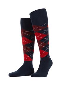 Kniestr&uuml;mpfe Burlington "Preston", Herren, Gr. 40-46, blau (steel blau), Materialmix, Argyle-Muster, Socken Kniestr&uuml;mpfe, Einheitsgr&ouml;&szlig;e 40-46, Argyle-Muster, besonders weich