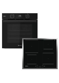 Bauknecht Backofen-Set "BAKO 800 Pyro Steam", Energieeffizienz: A+, schwarz, Herdsets, FlexiClean - Pyrolyse & Hydrolyse in einem Ger&auml;t, Backofen-Set