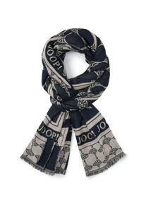 JOOP! Modeschal JOOP, Damen, blau (dunkelblau, beige), Strick, Viskosemischung, gemustert, Modet&uuml;cher Modeschal, 200 x 71 cm, leichte Viskosemischung, mit Cornflowermuster