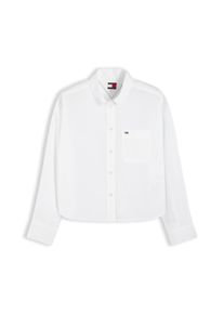 Tommy Jeans Kvinnor Blus 'ESSENTIAL' vit Storlek L