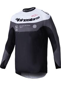 Alpinestars Pro-Dura, jersey , color: Black/Grey/White , size: L