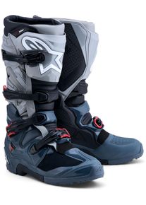Alpinestars Tech 7 Enduro Drystar, boots waterproof , color: Dark Grey/Grey/Black/Light Red , size: 6 US