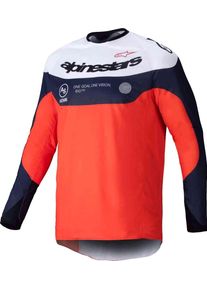 Alpinestars Pro-Dura, jersey , color: Dark Blue/Orange/White , size: XXL
