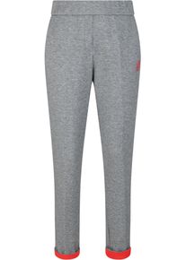 R&ouml;hrenhose Sportalm KITZB&Uuml;HEL, Damen, Gr. 34, N-Gr, grau melange light, Web, Obermaterial: 83% Polyester, 13% Lyocell, 4% Elasthan, clean, unifarben mit Farbeinsatz, regular fit lang, Hosen R&ouml;hrenhose, mit Saumaufschlag