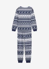 bonprix Pijama din bumbac organic 100% pentru copii (set/2 piese), albastru, 152/158