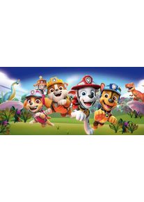 Leinwandbild B&Ouml;NNINGHOFF "Wandbild PAW PATROL &ndash; RESCUE 33x70 cm &ndash; Leinwandbild Keilrahmen Deko", blau (farbe bild(er): blau, gr&uuml;n, rot, gelb, pink), B:70cm H:33cm T:1,8cm, Canvas, MDF, Bilder, Leinwandbild, auf Keilrahmen gespannt