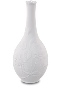 Dekovase Kaiser Porzellan "Rosengarten", bunt, B:9cm H:21cm, Biskuitporzellan, Vasen, Dekovase, Biskuit-Porzellan