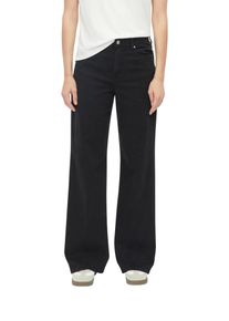 5-Pocket-Jeans s.Oliver, Damen, Gr. 38, L&auml;nge 30, schwarz, Obermaterial: 98% Baumwolle, 2% Elasthan, unifarben, Jeans 5-Pocket-Jeans, Regular Fit, weites Bein