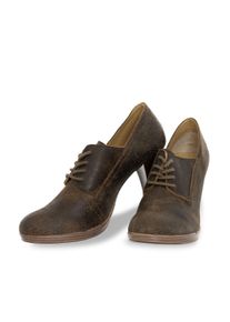 Spieth & Wensky Pumps SPIETH & WENSKY "Pumps D114 DEAL", Damen, Gr. 39, braun (dunkelbraun), Obermaterial: 100% Lederfaserstoff LEAFIBTEX., Schuhe Pumps