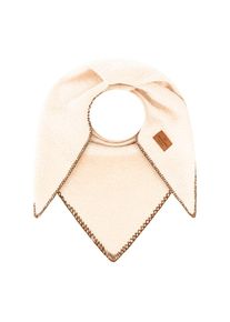 Zwillingsherz, Damen, Dreieckstuch &raquo;"Teddy Stitch"&laquo; weiche Teddy-Struktur, Ziernaht-Rand, klassische Dreiecksform, Braun, Dreieckstuch von 