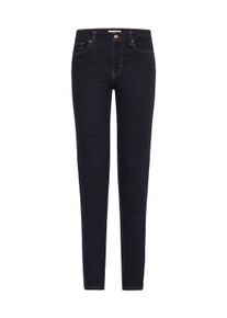 Regular-fit-Jeans PULZ JEANS "Damen Jeans PZEMMELINA", Damen, Gr. 32, L&auml;nge 32, blau (un, washed denim), Obermaterial: 91% Baumwolle CO. 6% Polyester PES. 3% Elasthan EL., Jeans Regular-fit-Jeans