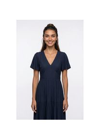 V&eacute;ro Moda Vero Moda Sommerkleid &raquo;VMMENNY SS 7/8 V-NECK DRESS WVN GA&laquo; Viskose